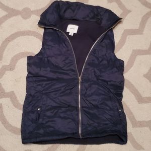 Old Navy blue solid vest with pockets